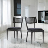 Black LibbyCane Dining Chair