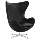 Cocoon High-Back Lounge Chair (Leather)