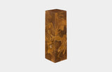 Teak Slice Pedestal, Square, LG