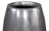 Elonga Planter, Polished Aluminum, SM