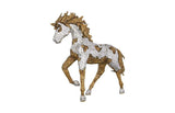 Mustang Horse Armored Sculpture, Galloping