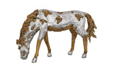 Mustang Horse Armored Sculpture, Grazing