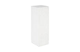 String Theory Pedestal, White Stone, Large