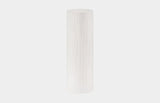Groovy Pedestal, White Stone
