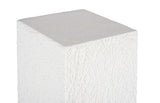 String Theory Pedestal, White Stone, Large