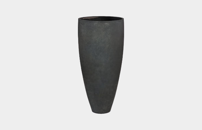 Flora Grande Planter, Gray, Large