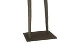 Abstract Figure on Metal Base, Bronze Finish, Elbow Bent