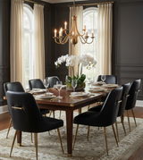 HeYe Modern Leather Dining Chair