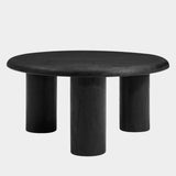 Mavina Round Mango Wood Coffee Table