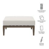 Northlake Outdoor Teak Ottoman