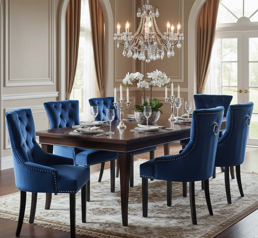 Isabella Chair (Plain back, Wood legs)