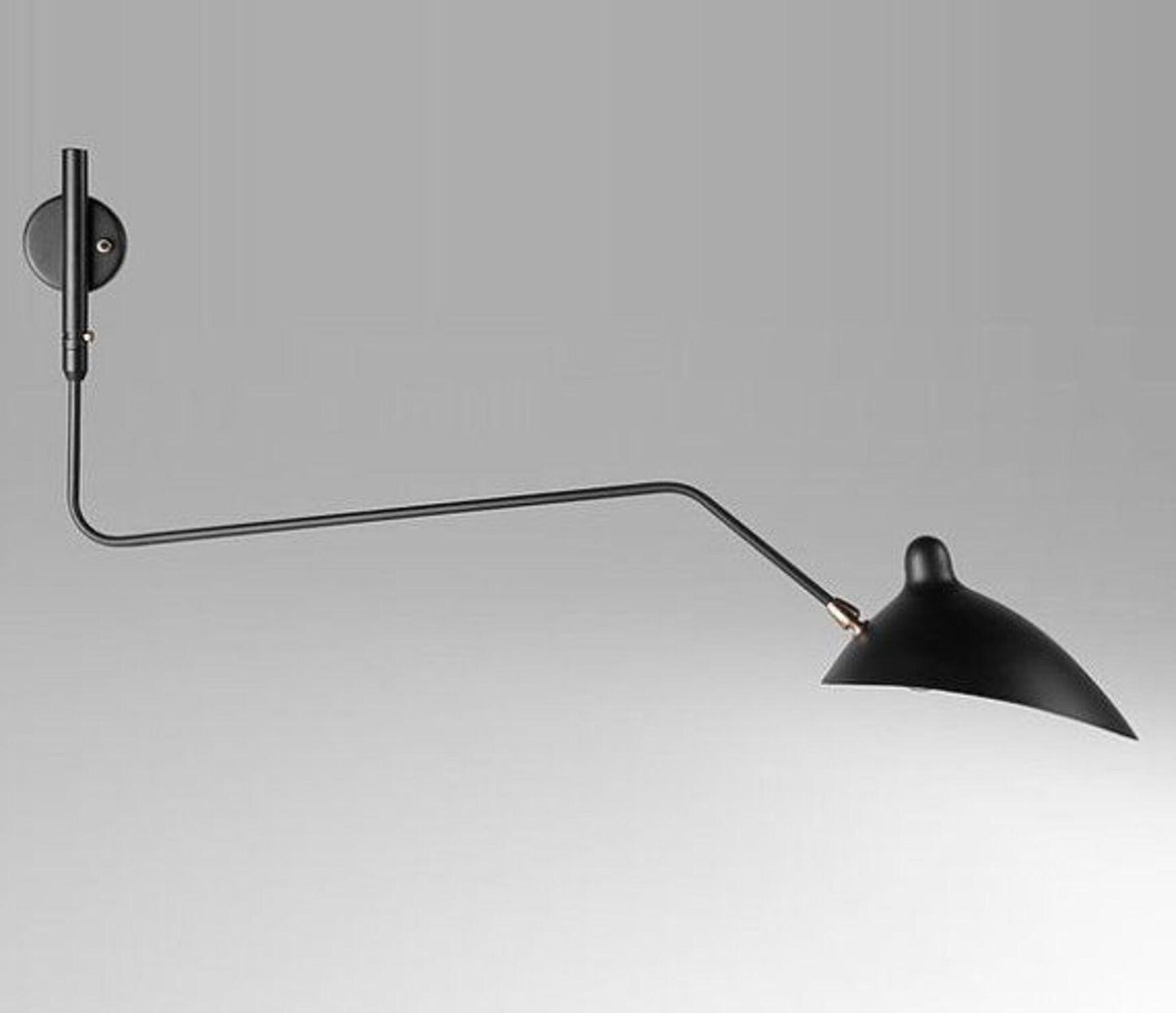 Simio Wall Lamp Black (One Head)