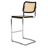 Cane Cantilever Counter Stool