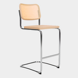 Cane Cantilever Counter Stool
