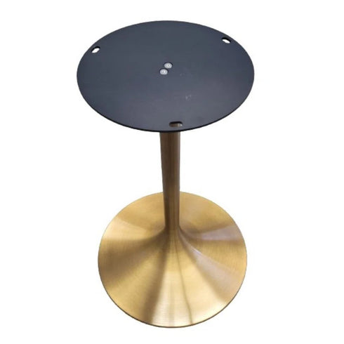 Leo Modern Tulip BrassTable Base