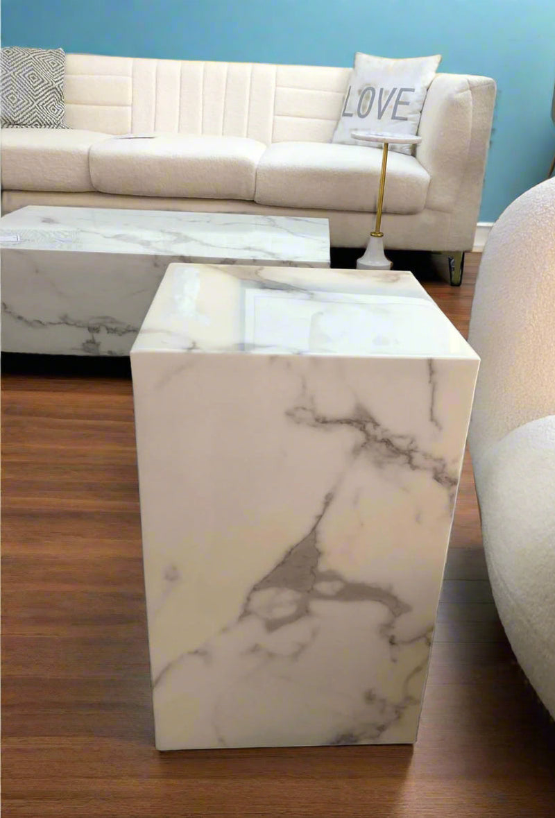 Lucas II Marble Side Table