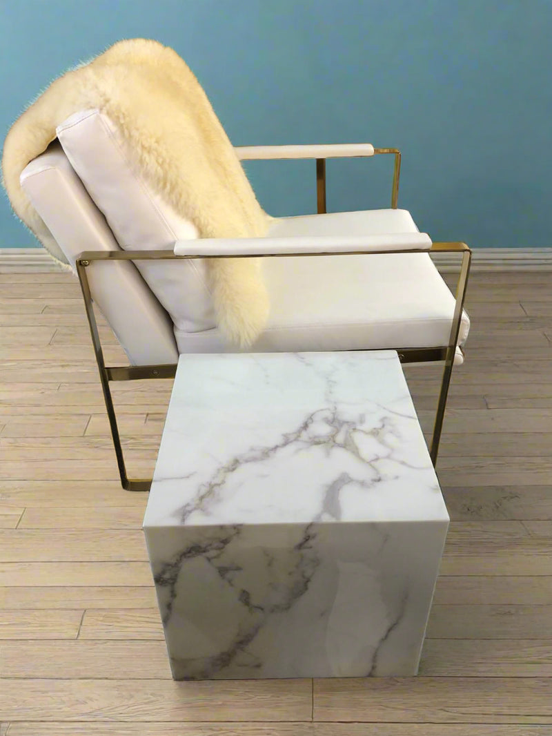 Lucas II Marble Side Table