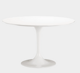 Tulip white High Gloss Dining Table (43")