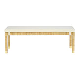 Amara 50" Rattan Bench