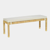Amara 50" Rattan Bench