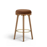 Oodle Performance Vegan Mohair Bar and Counter Stool