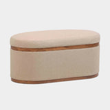 Olivier 41" Oval Storage Ottoman
