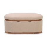 Olivier 41" Oval Storage Ottoman
