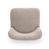 Melissa Performance Fabric Rolling Dining Chair