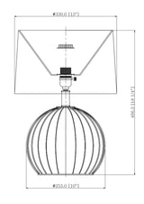 Melange Accent Table Lamp