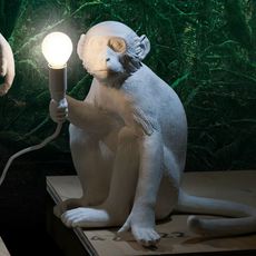 Monkey Sitting Table Lamp