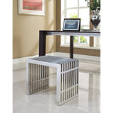 Gridiron Stainless Steel Bench (polished)