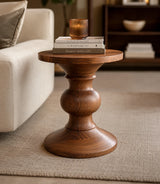 Pawn Wood Side Table