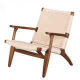 Solidwood Hans Arm Cane CH Lounge Chair