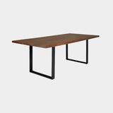 Straight Edge Dining Table U Legs