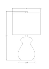Tubular Accent Table Lamp