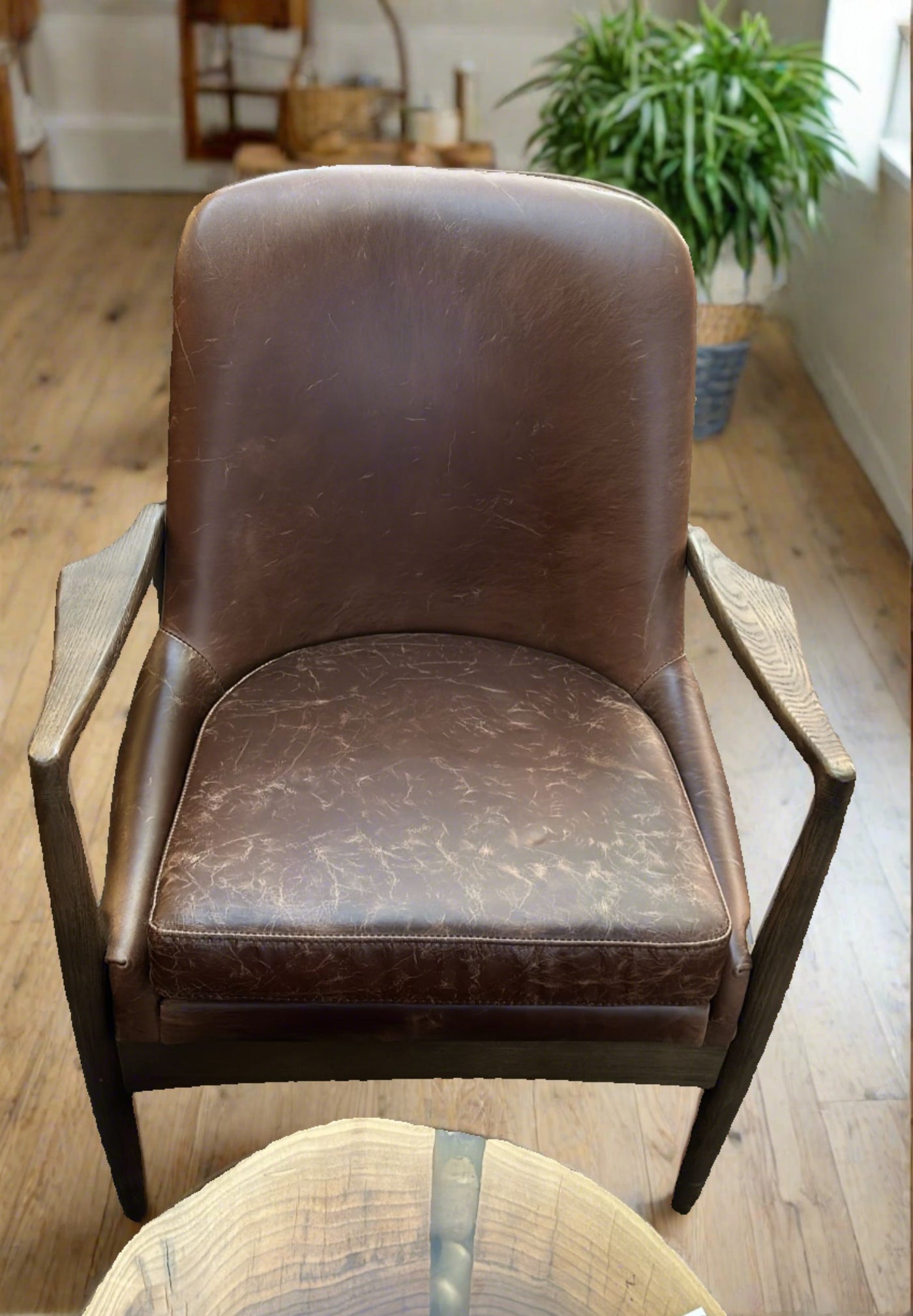 Trudy Leather Lounge Chair