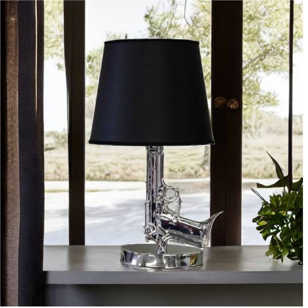 Small Gun Lamp (Sliver)