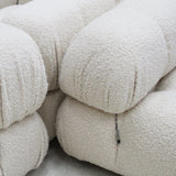 Calliope Bouclé Modular Sofa with Ottoman