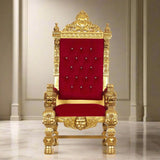 King Samuel 68 Lion Throne Chair