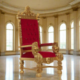 King Samuel 68 Lion Throne Chair