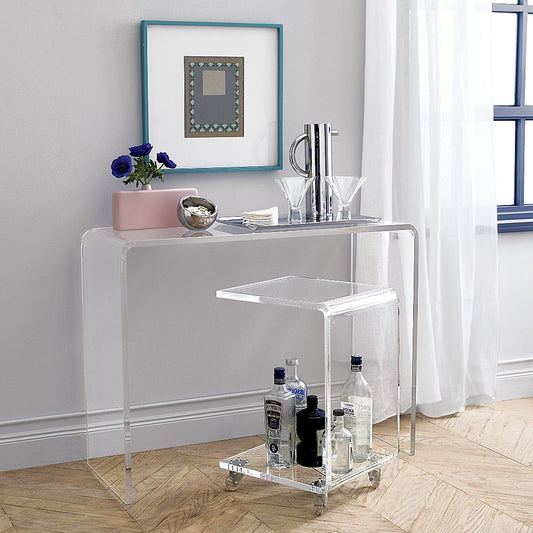 Acrylic Large Console Table