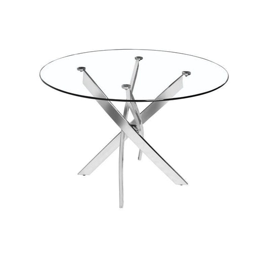 Glass Star Table Silver