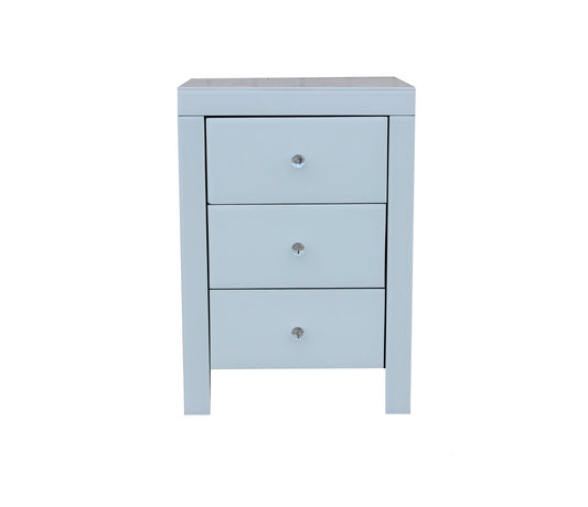 Cristian Nightstand (White Frosted)