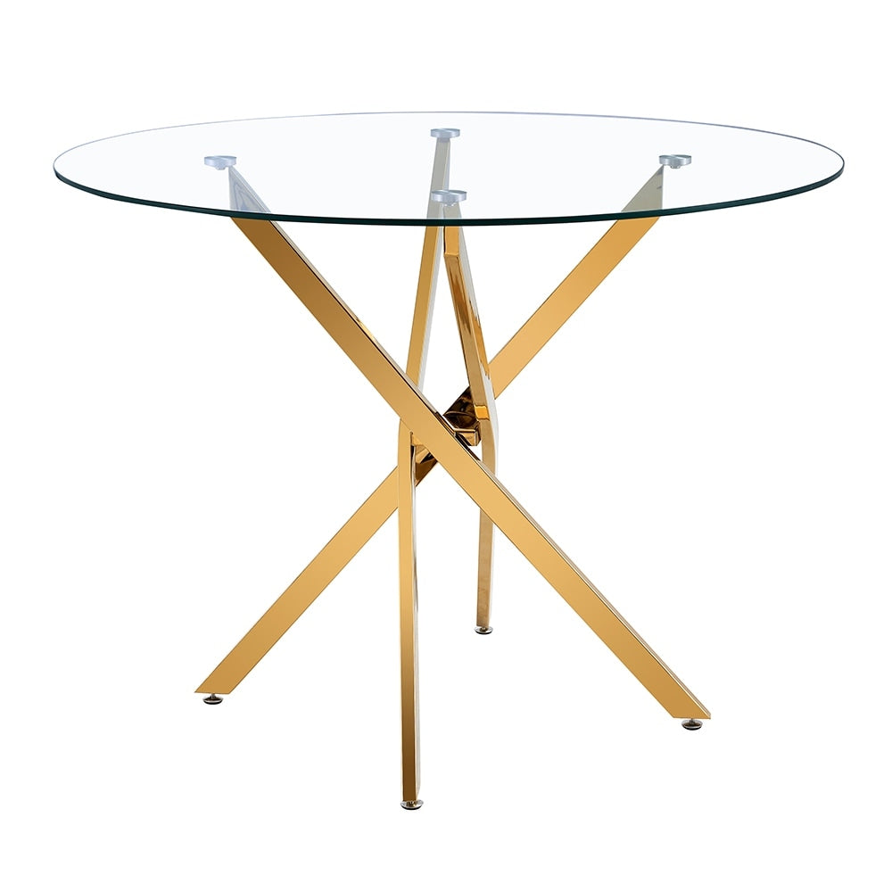 Glass Star Table Gold