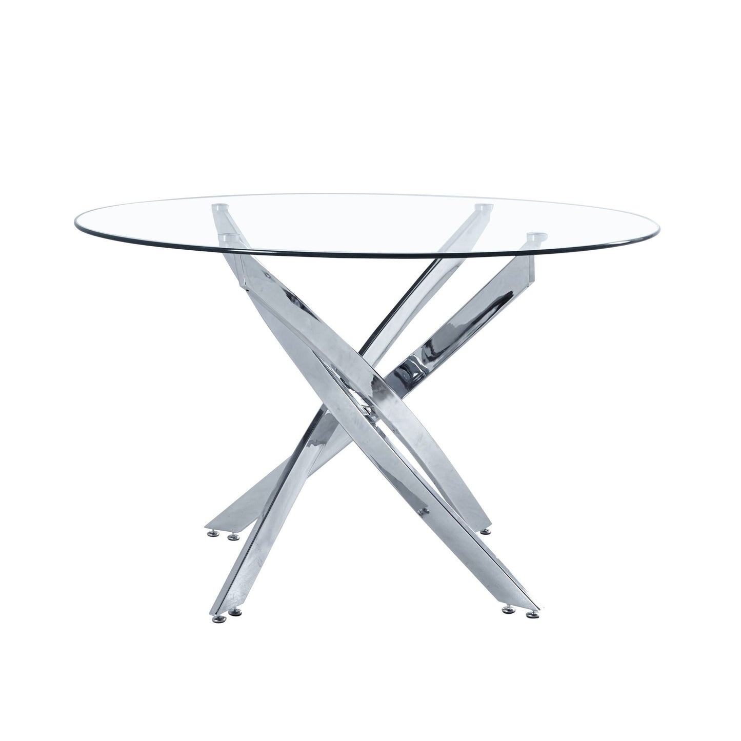 Glass Star Table Silver