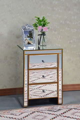 Tia Gold Nightstand