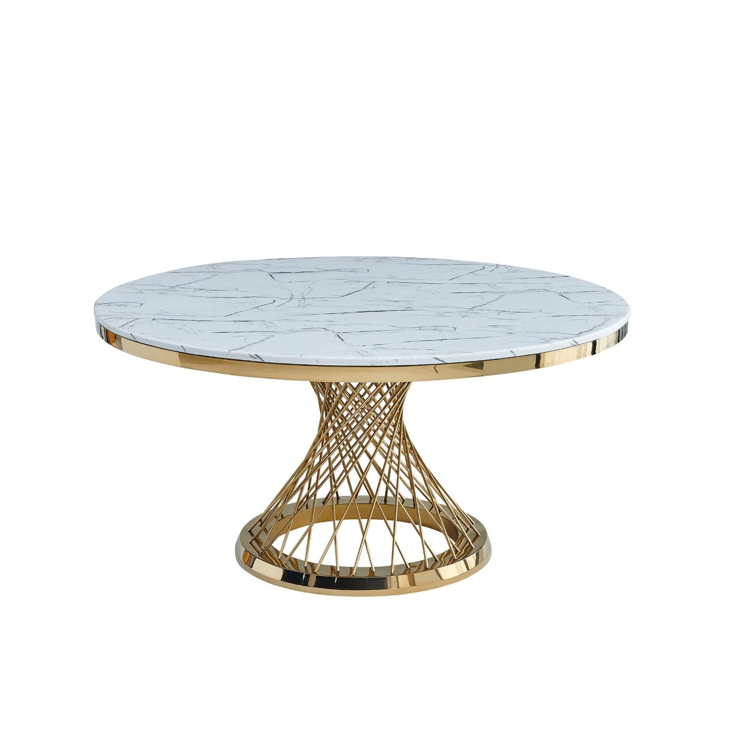 Aster Gold Dining Table