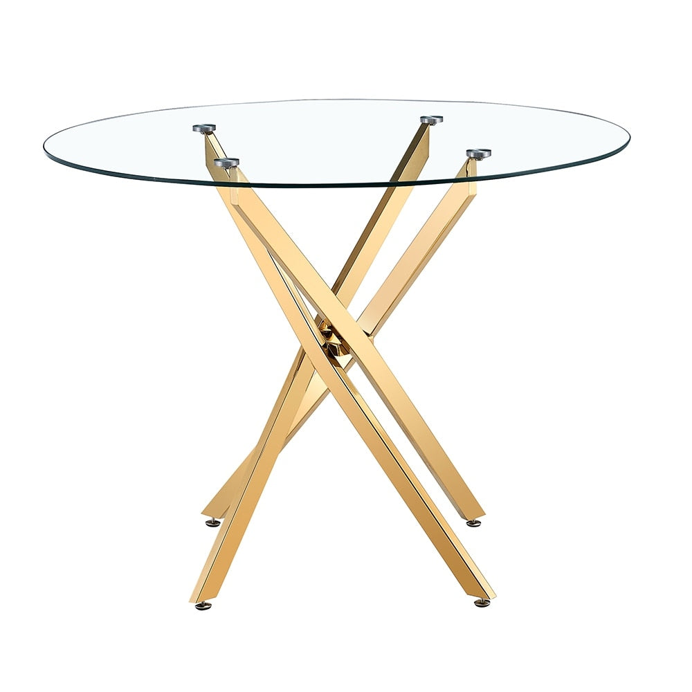 Glass Star Table Gold