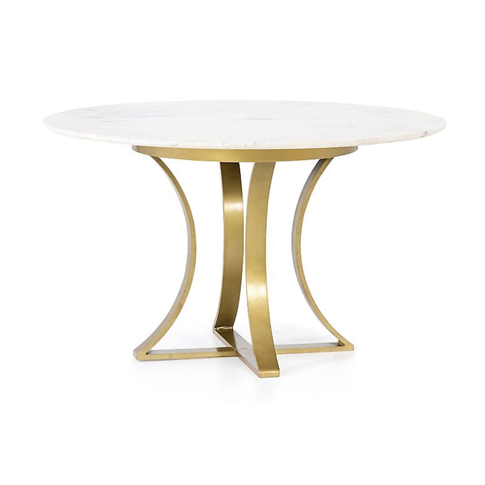 Arc Dining Table Faux Marble