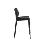 Modern Leather Curve Stool